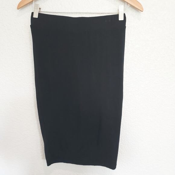Marine Layer Black Jersey Pencil Skirt Size S - Picture 1 of 7